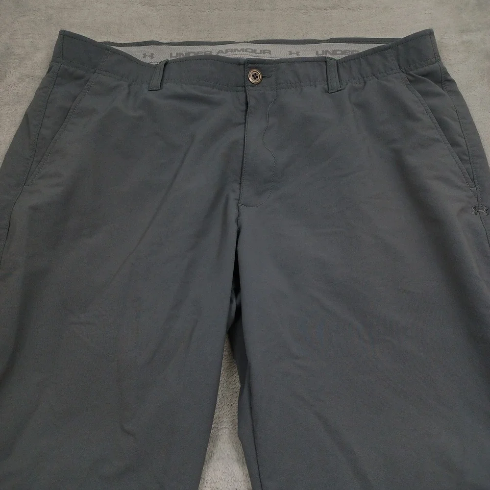 Under Armour Pants Mens 38x30 Gray Outdoor Pockets Casual Preppy
